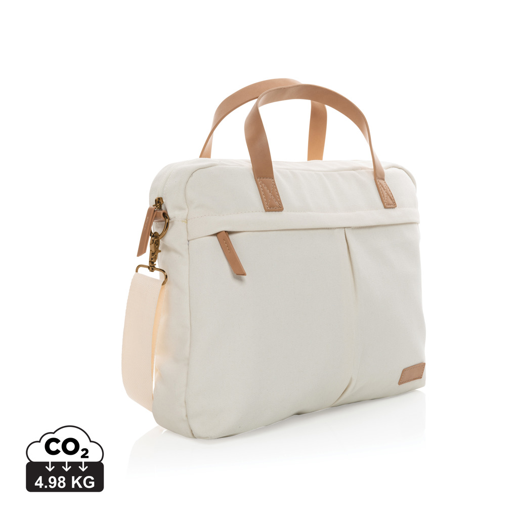 Impact AWARE™ laptopväska i 16 oz. återvunnen canvas