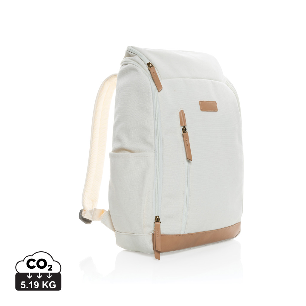 Impact AWARE™ 15″ laptopryggsäck i 16 oz. återvunnen canvas