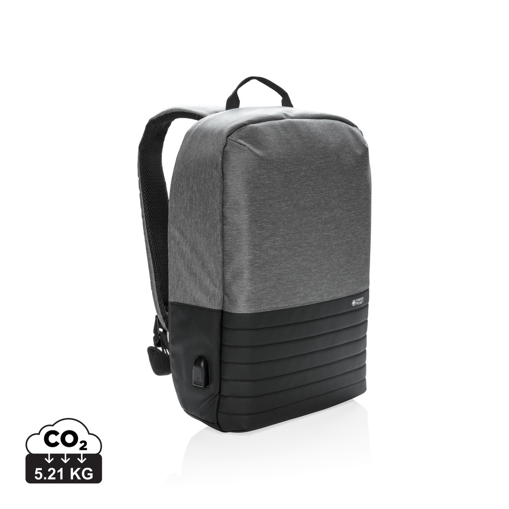 “Swiss Peak RFID anti-fickjuv 15.6″” laptopryggsäck”
