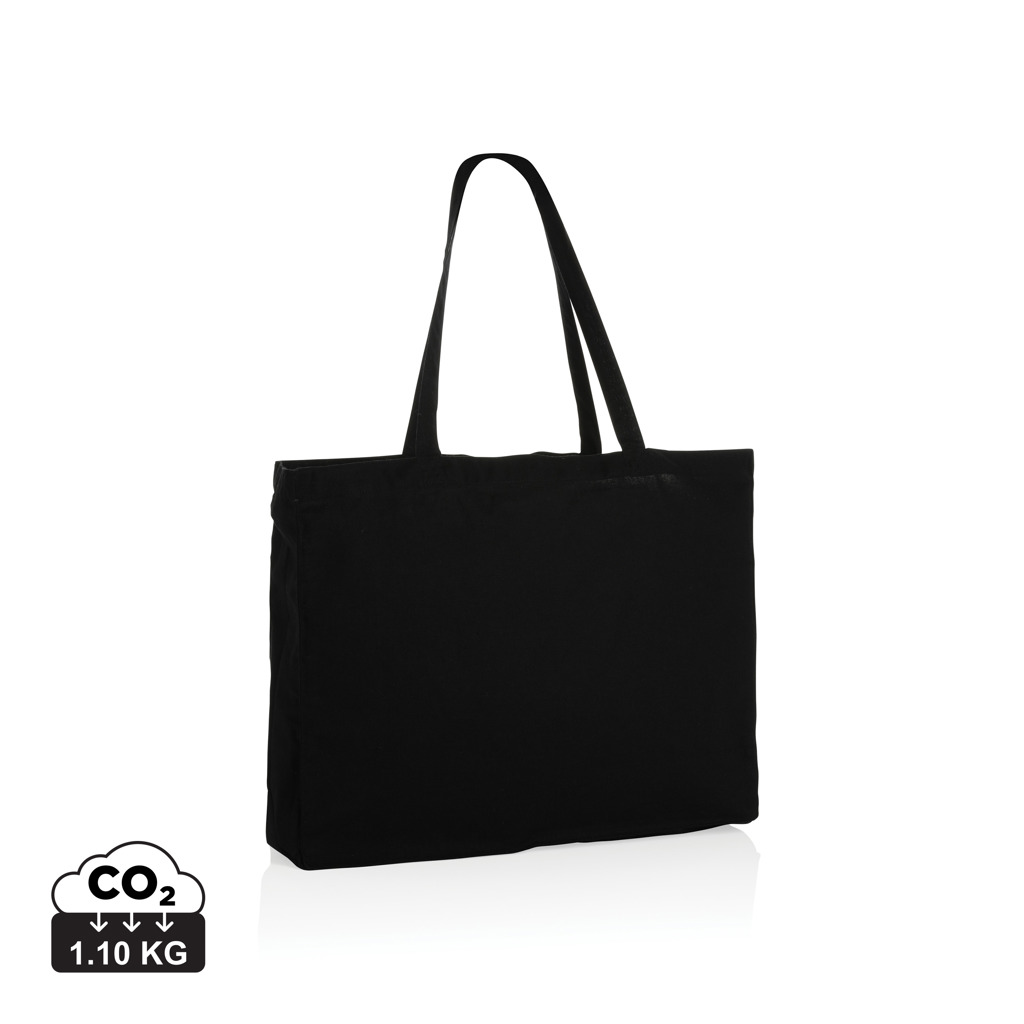 Impact AWARE™ shoppingkasse m. bälg återvunnen bomull 145gr