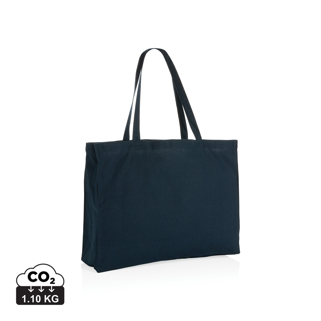 Impact AWARE™ shoppingkasse m. bälg återvunnen bomull 145gr