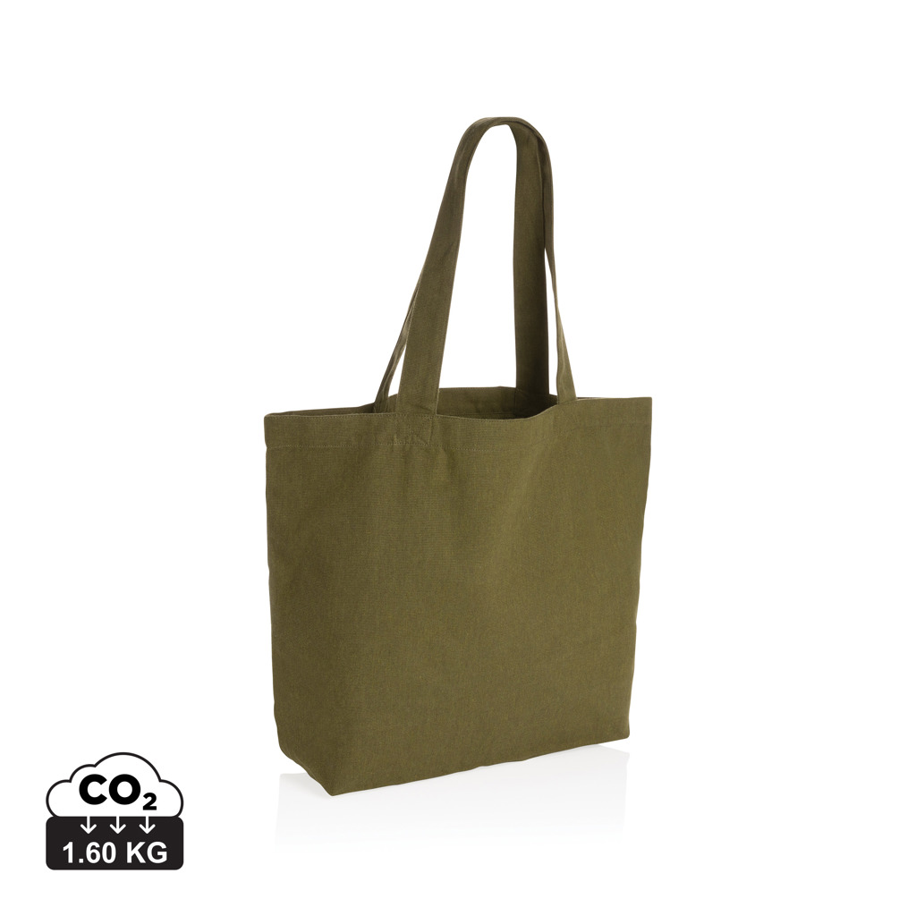 Impact Aware™ shoppingkasse m/ficka 240 gsm ofärgad rcanvas