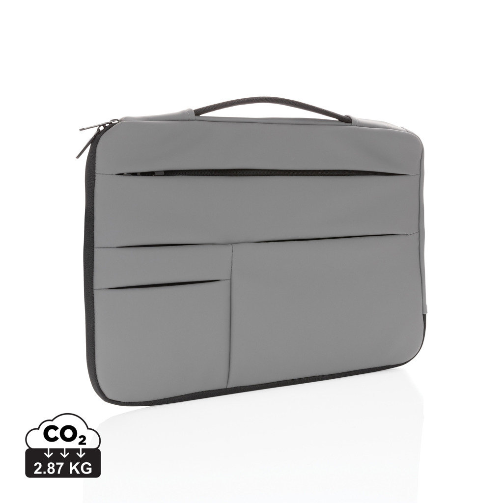PU 15.6″ laptopsleeve med handtag