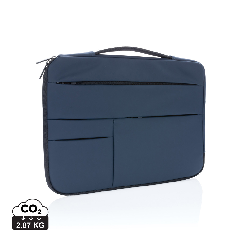 PU 15.6″ laptopsleeve med handtag