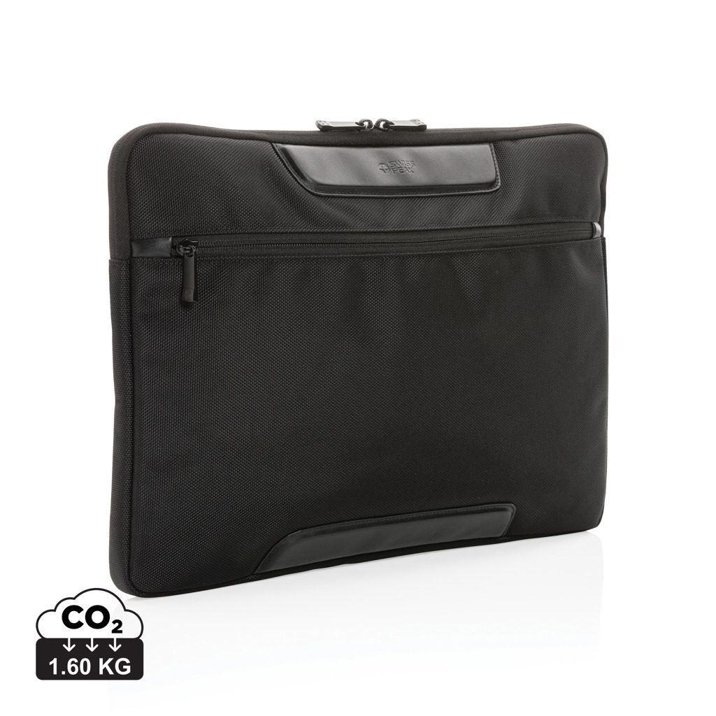Swiss Peak AWARE™ RPET Voyager 15.6″ laptopsleeve
