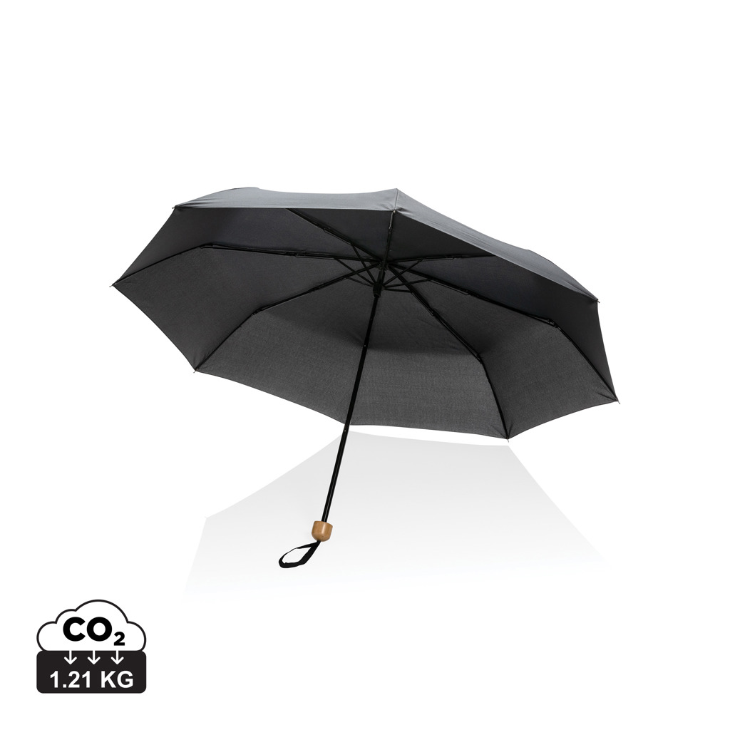20.5″ Impact AWARE™ RPET 190T Pongee paraply bambu