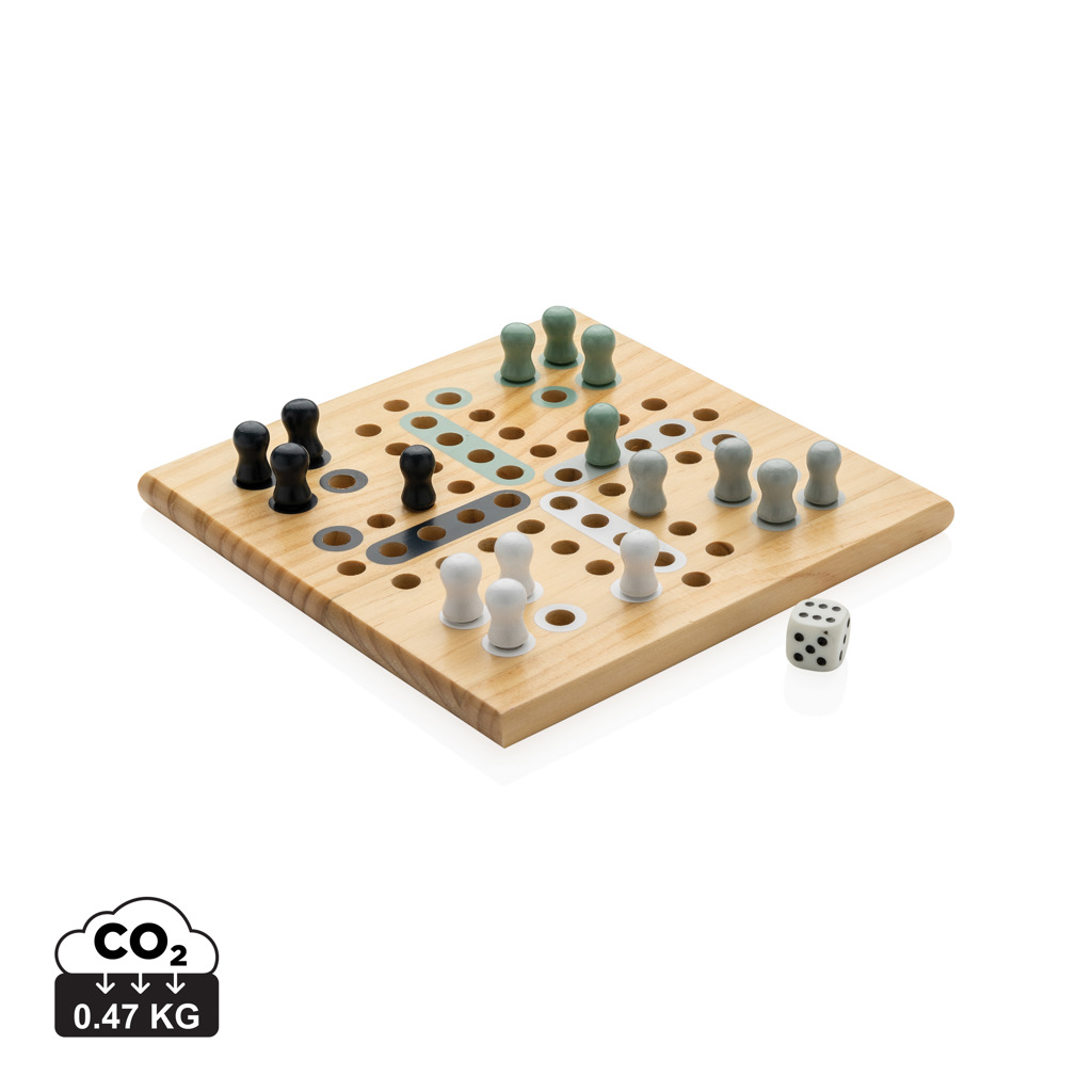 Claire Ludo-spel i trä