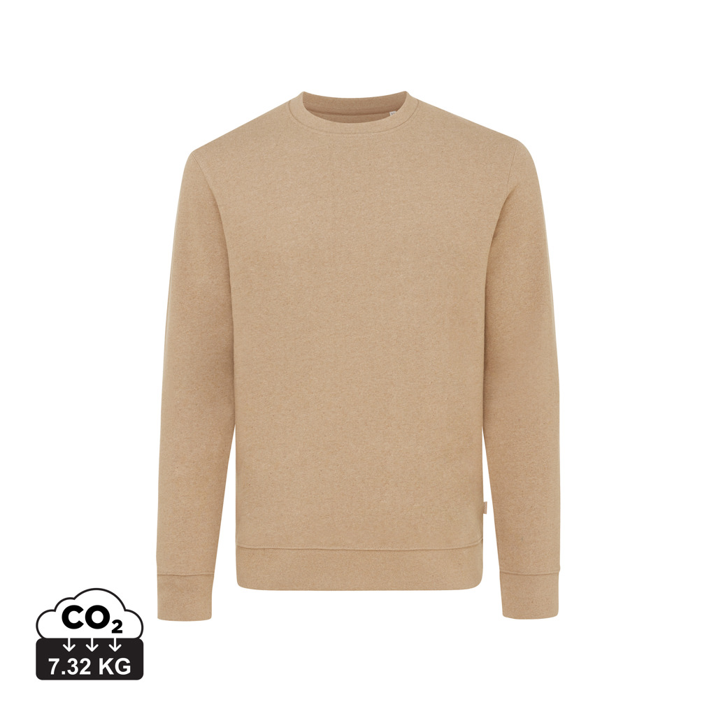Iqoniq Denali sweatshirt i återvunnen ofärgad bomull