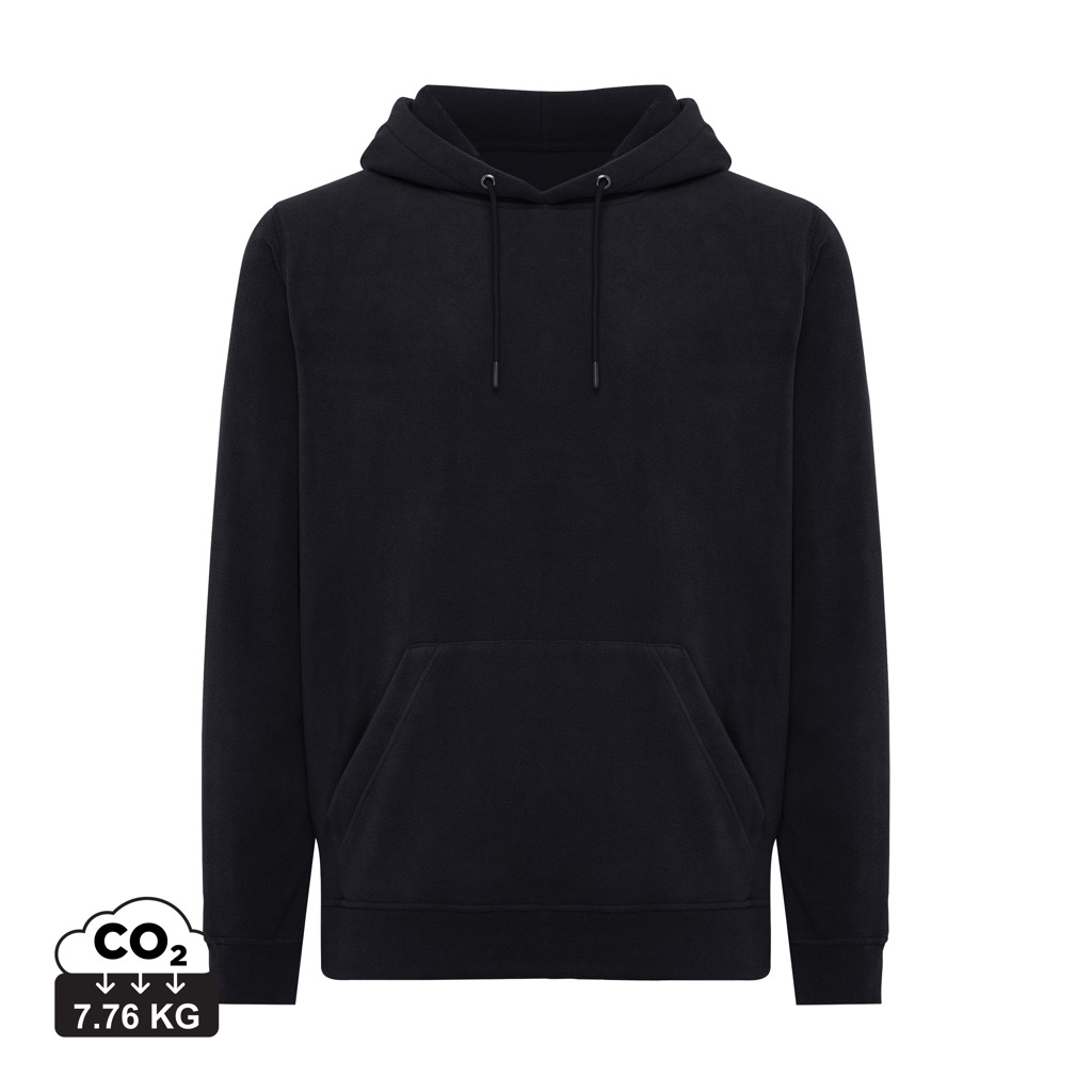 Iqoniq Trivor microfleece hoodie i återvunnen polyester