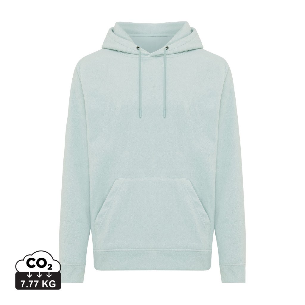 Iqoniq Trivor microfleece hoodie i återvunnen polyester