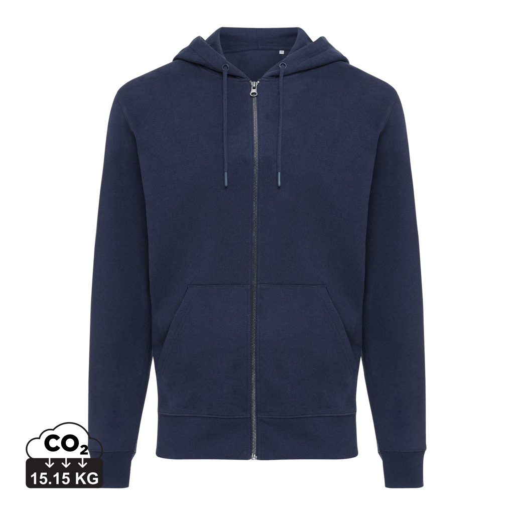 Iqoniq Abisko hoodie med dragkedja i återvunnen bomull